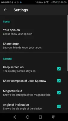 Electronic compass android App screenshot 4